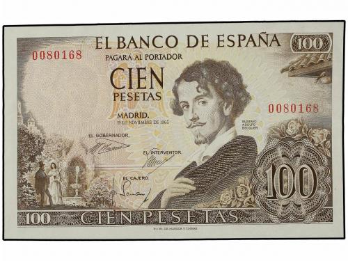 ESTADO ESPAÑOL. Lote 2 billetes 100 Pesetas. 19 Noviembre 19