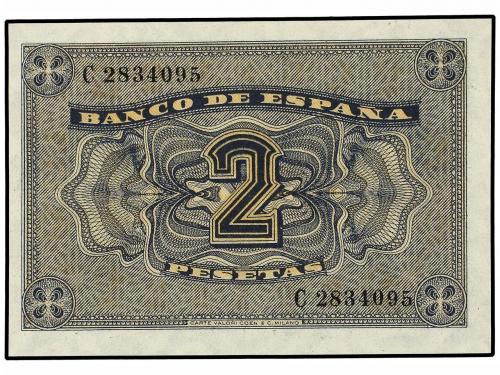 ESTADO ESPAÑOL. Lote 2 billetes 2 Pesetas. 30 Abril 1938. Ca