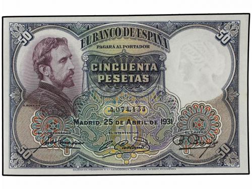 GUERRA CIVIL, ZONA REPUBLICANA. Lote 2 billetes 50 Pesetas. 