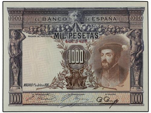 GUERRA CIVIL, ZONA REPUBLICANA. Lote 2 billetes 1.000 Peseta