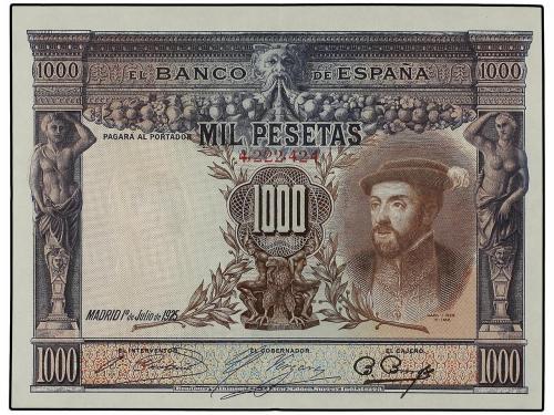 GUERRA CIVIL, ZONA REPUBLICANA. Lote 2 billetes 1.000 Peseta