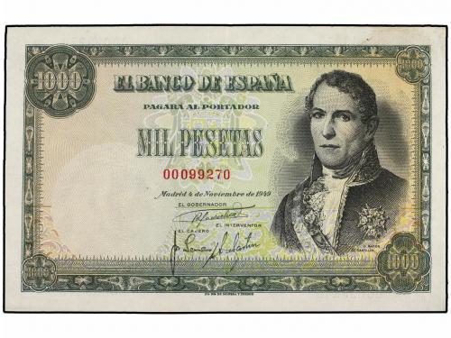 ESTADO ESPAÑOL. Lote 2 billetes 1.000 Pesetas. 4 Noviembre 1