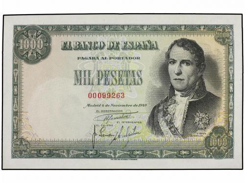 ESTADO ESPAÑOL. Lote 2 billetes 1.000 Pesetas. 4 Noviembre 1