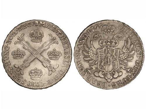 ESTADOS AUSTRÍACOS. Kronenthaler. 1765. MARÍA TERESA. PAÍSES