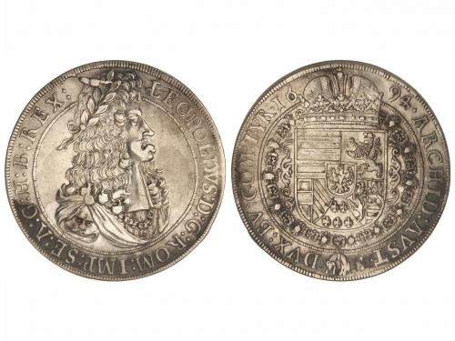 AUSTRIA. Thaler. 1694. LEOPOLDO I. HALL. 28,25 grs. AR. Dav-