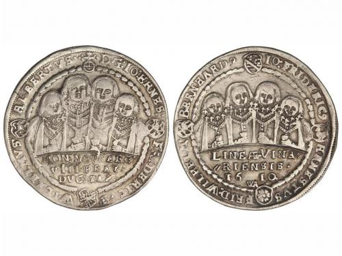 ESTADOS ALEMANES. Thaler. 1610-WA. SAXE-MITTEL-WEIMAR. LINEA