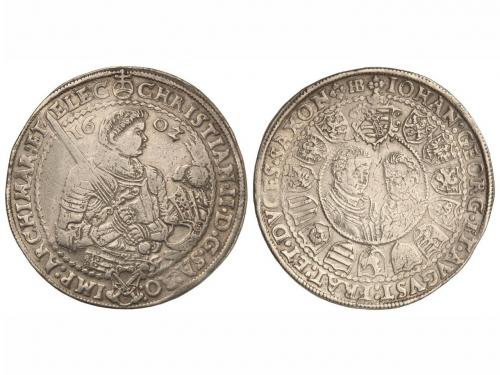 ESTADOS ALEMANES. Thaler. 160Z-H.B. SAXONY-ALBERTINE. 29,15 