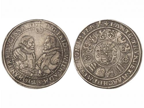 ESTADOS ALEMANES. Thaler. 1598. SAXE. OLD. WEIMAR. SAALFELD.