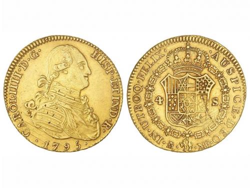 CARLOS IV. 4 Escudos. 1795. MADRID. M.F. 13,35 grs. (Pequeña