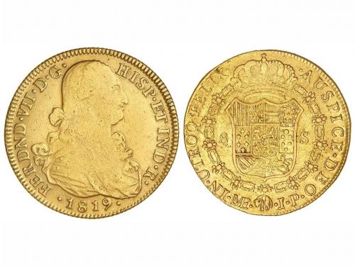 FERNANDO VII. 8 Escudos. 1819. NUEVO REINO. J.F. 26,11 grs. 
