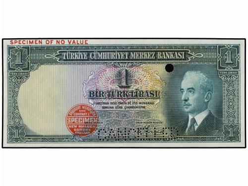 BILLETES EXTRANJEROS. 1 Lira. 1930 (25.4.1942). TURQUÍA. Pre