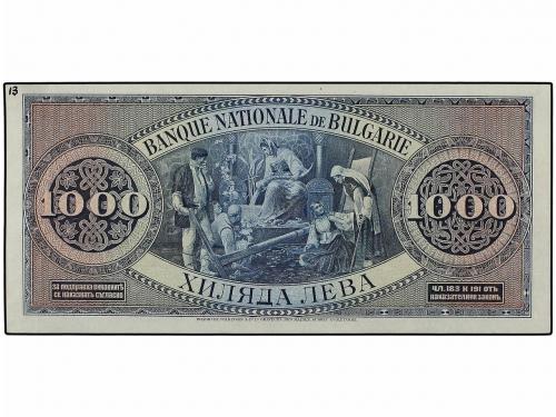 BILLETES EXTRANJEROS. 1.000 Leva. 1925. BULGARIA. Boris III.