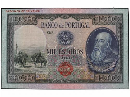 BILLETES EXTRANJEROS. 1.000 Escudos. PORTUGAL. D. Alfonso He