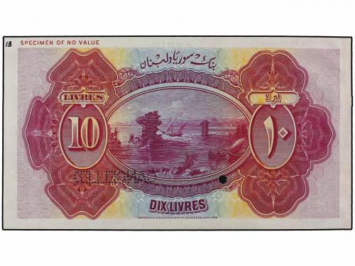 BILLETES EXTRANJEROS. 10 Libras. 1 Septiembre 1939. SIRIA. C