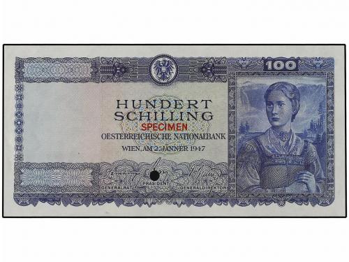BILLETES EXTRANJEROS. 100 Schilling. 2 Enero 1947. AUSTRIA. 