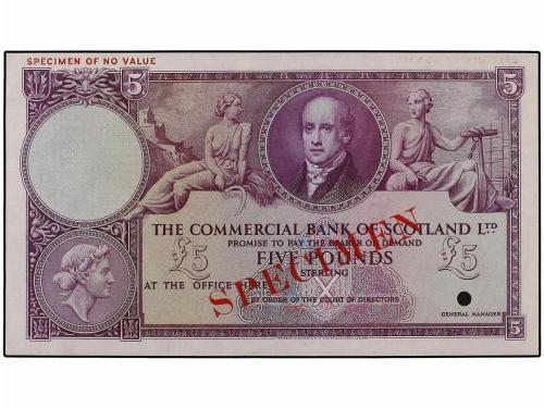 BILLETES EXTRANJEROS. 5 Libras. ESCOCIA. Lord Cockburn. Con 