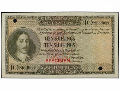 BILLETES EXTRANJEROS. 10 Shillings. SUDÁFRICA. Jan van Riebe