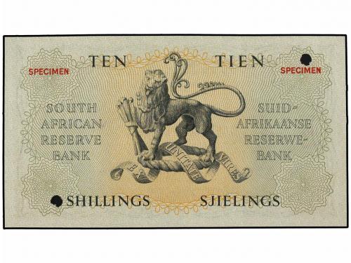 BILLETES EXTRANJEROS. 10 Shillings. SUDÁFRICA. Jan van Riebe