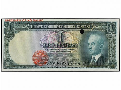 BILLETES EXTRANJEROS. 1 Lira. 1930 (25.4.1942). TURQUÍA. Pre