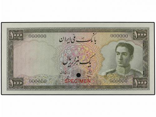 BILLETES EXTRANJEROS. 1.000 Rials. (1951). IRÁN. Shah Pahlav