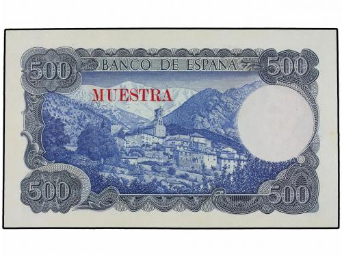 ESTADO ESPAÑOL. Muestra 500 Pesetas. 23 Julio 1971. Ed-473M;