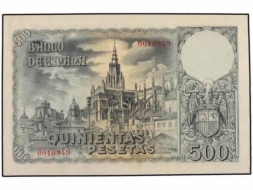 ESTADO ESPAÑOL. 500 Pesetas. 21 Octubre 1940. Entierro del C