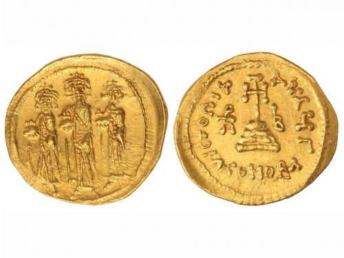 MONEDAS BIZANTINAS. Sólido. Año IY 12 (638/9). CONSTANTINOPL