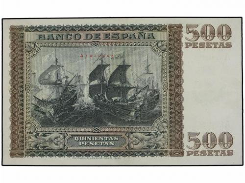 ESTADO ESPAÑOL. 500 Pesetas. 9 Enero 1940. Juan de Austria.