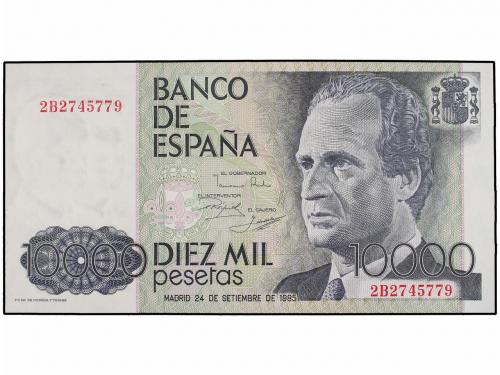 JUAN CARLOS I. 10.000 Pesetas. 24 Septiembre 1985. Juan Carl