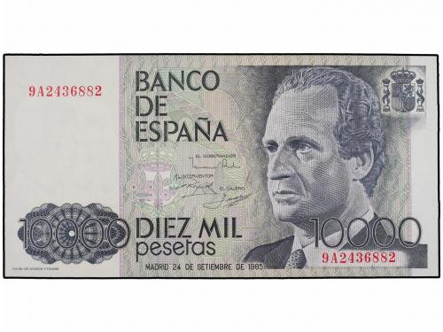 JUAN CARLOS I. 10.000 Pesetas. 24 Septiembre 1985. Juan Carl