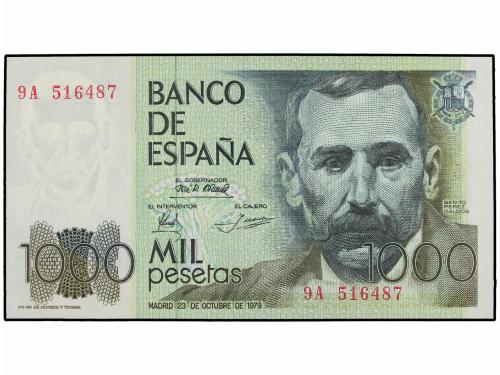 JUAN CARLOS I. 1.000 Pesetas. 23 Octubre 1979. Pérez Galdós.