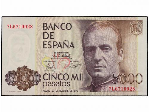 JUAN CARLOS I. 5.000 Pesetas. 23 Octubre 1979. Juan Carlos I