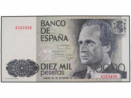 JUAN CARLOS I. 10.000 Pesetas. 24 Septiembre 1985. Juan Carl
