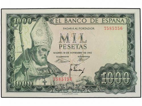 ESTADO ESPAÑOL. 1.000 Pesetas. 19 Noviembre 1965. San Isidor