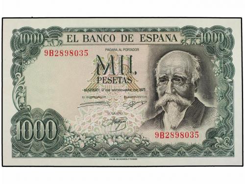 ESTADO ESPAÑOL. 1.000 Pesetas. 17 Septiembre 1971. Echegaray