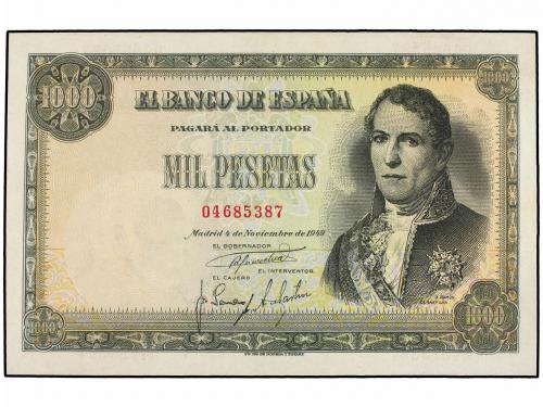 ESTADO ESPAÑOL. 1.000 Pesetas. 4 Noviembre 1949. Ramón de Sa