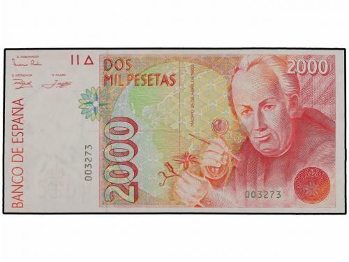 JUAN CARLOS I. 2.000 Pesetas. 24 Abril 1992. Celestino Mutis