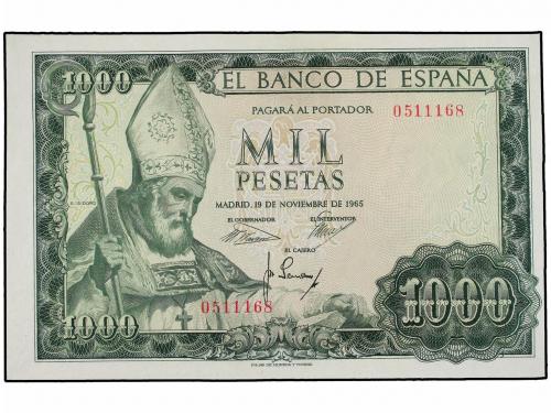 ESTADO ESPAÑOL. 1.000 Pesetas. 19 Noviembre 1965. San Isidor