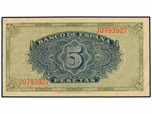 ESTADO ESPAÑOL. Lote 2 billetes 5 Pesetas. 4 Septiembre 1940