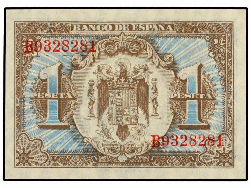 ESTADO ESPAÑOL. Lote 2 billetes 1 Peseta. 1 Junio 1940. Hern