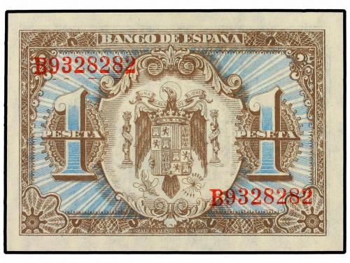ESTADO ESPAÑOL. Lote 2 billetes 1 Peseta. 1 Junio 1940. Hern