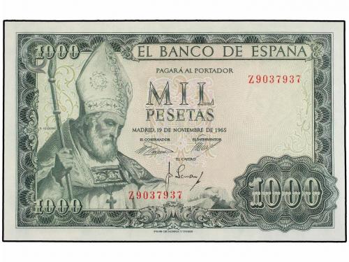 ESTADO ESPAÑOL. 1.000 Pesetas. 19 Noviembre 1965. San Isidor