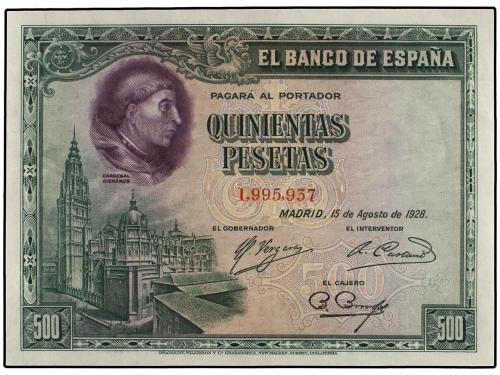 GUERRA CIVIL, ZONA REPUBLICANA. Lote 3 billetes 500 Pesetas.
