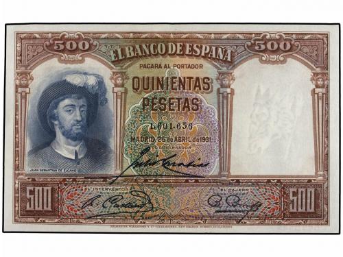 GUERRA CIVIL, ZONA REPUBLICANA. Lote 3 billetes 500 Pesetas.