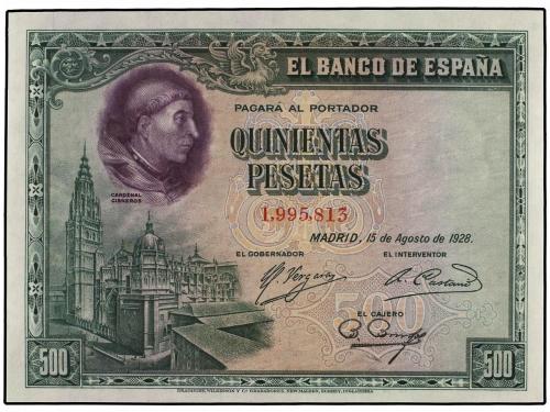 GUERRA CIVIL, ZONA REPUBLICANA. Lote 2 billetes 500 Pesetas.