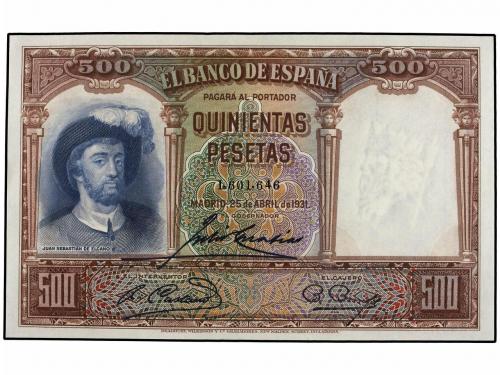 GUERRA CIVIL, ZONA REPUBLICANA. Lote 2 billetes 500 Pesetas.