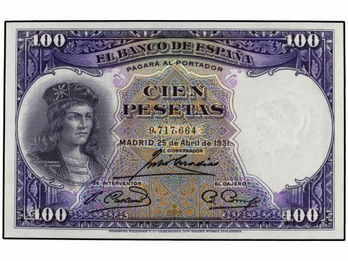 GUERRA CIVIL, ZONA REPUBLICANA. Lote 2 billetes 100 Pesetas.