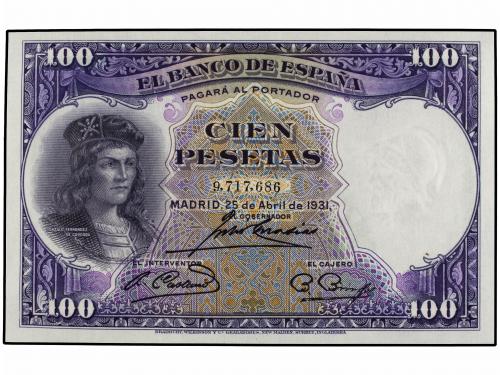 GUERRA CIVIL, ZONA REPUBLICANA. Lote 3 billetes 100 Pesetas.