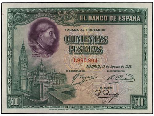 GUERRA CIVIL, ZONA REPUBLICANA. Lote 3 billetes 500 Pesetas.