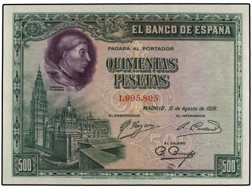 GUERRA CIVIL, ZONA REPUBLICANA. Lote 3 billetes 500 Pesetas.